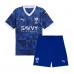 Maillot de foot Al-Hilal Domicile vêtements enfant 2024-25 Manches Courtes (+ pantalon court)